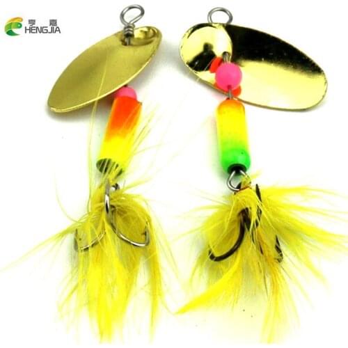 10PCS 6CM 3.6G Sequin Spoon Metal wobble Fishing Lures Spinner Baits CrankBait Bass wobbler Tackle Hook for perch mandarin fish