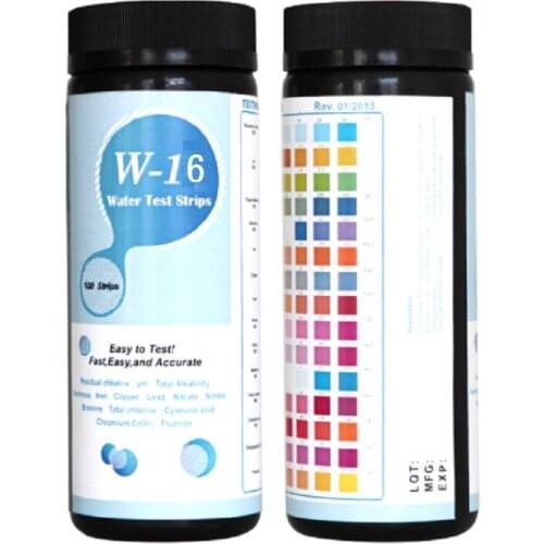 50pcs Multipurpose Chlorine PH Test Strips SPA Swimming Pool Water Tester Paper