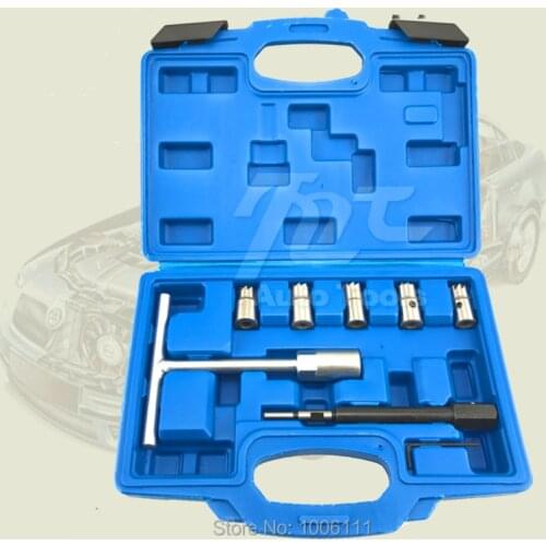 7PCS Diesel Injector Seat Cutter Cleaner Tool Set To Clean Re-cutting The Injector Seat Of Modern Common Rail Diesel Engines