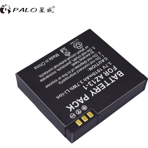PALO AZ13-1 AZ camera battery 1010mah 3.7v li ion digital camera bateria batterias for xiaomi-xiaoyi sport camera