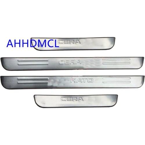 Car Welcome Pedal Threshold Strip Door Sill Strip For Kia Cerato 2005 2006 2007 2008 2009 2010 2011 2012