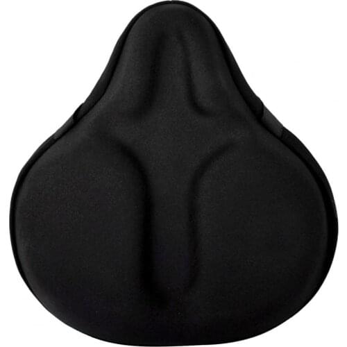 Large Bike Seat Cushion Wide Silicone Soft Pad Comfortable Bicycle Saddle Cover Comfort Ultra Soft 3D Gel Pad Cushion Cover