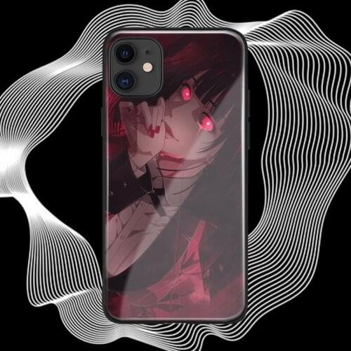 Jabami Yumeko Kakegurui Anime soft silicone for iPhone 6 6s 7 8 Plus X Xr Xs 11 Pro Max glass phone case shell cover