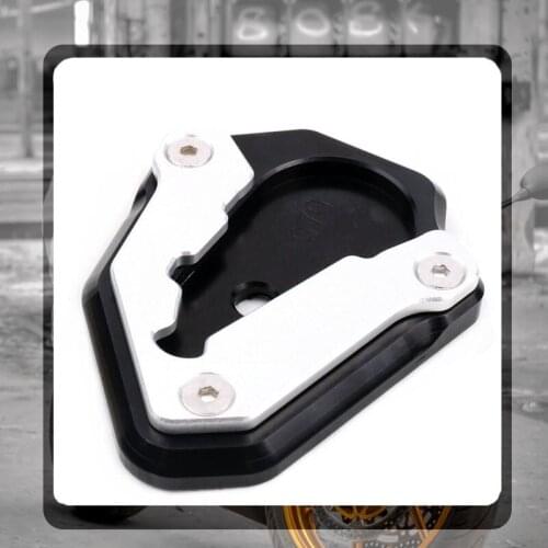 For Ducati 848 1098 1199 Motorcycle Kickstand Foot Side Stand Extension Pad Support Plate Enlarge