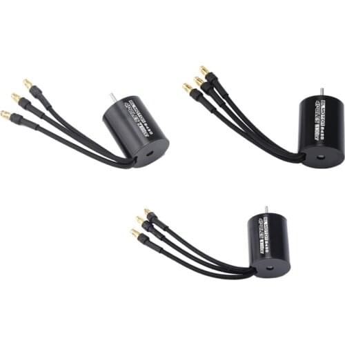 JABS Waterproof Brushless Motor 2430 Motor 4P Sensorless Brushless Motor for 1/16 1/18 RC Car Truck