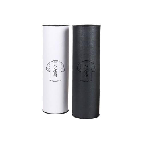 10pcs White Black Kraft paper cardboard canister cylinder round jar bottle packaging gift box paperboard tube