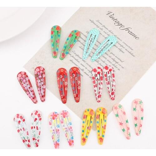 Korea Flower Rhinestones Hair Clips For Baby Girls Butterfly Hair Clip Sweet Hairpins Metal Barrettes Hair Accessories Set