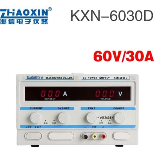 ZHAOXIN KXN-6030D 0-60V 30A Adjustable DC Constant Current Power Supply Plating Laboratory power supply
