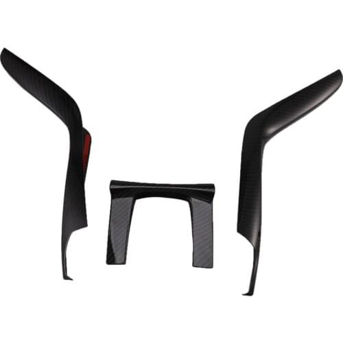 NEW-3Pcs Car Interior Gear Box Console Panel Frame Cover Trim Decoration For Honda Civic 2016 2017 Car Accessories