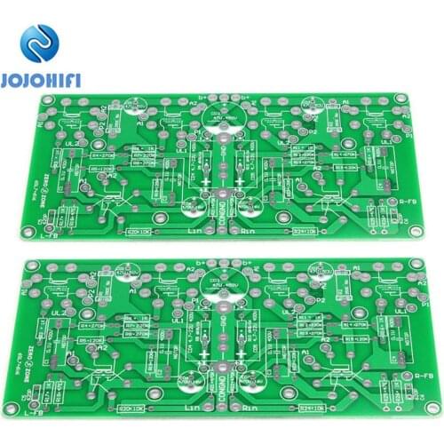 2pcs DIY PCB Board for 12W Super Linear Push-pull 6SL7 + 6V6 Bile Amplifier AMP Board