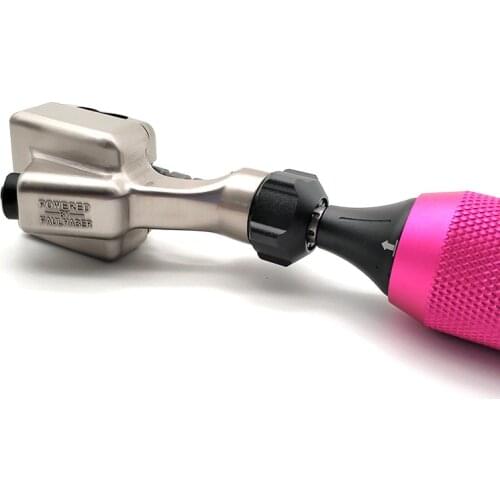 Pro Rotary Tattoo Machine with Faulhaber Motor with 2 PCS Cartridge Tattoo Grips DC Cord