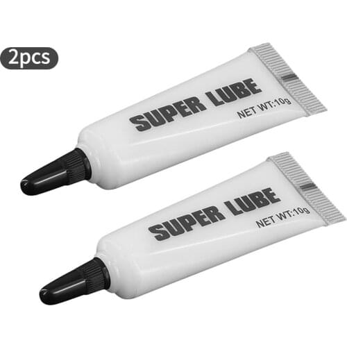 Aibecy Lubricant Oil Anti-rust Screw Rod Optical Axis Guide Rail Reduce Friction Noise 2pcs Super Lube Lubricating Grease