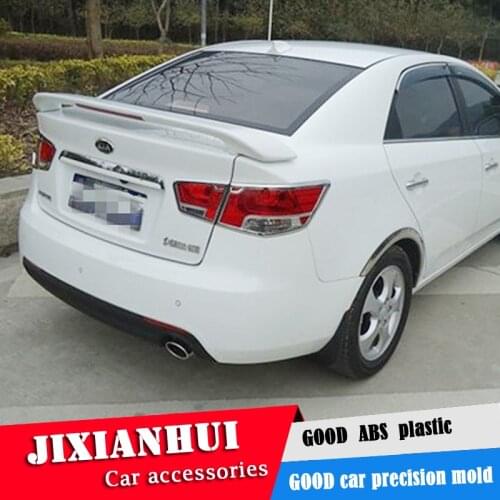 For Forte Spoiler 2011-2015 Kia Forte Spoiler DKDL ABS plastic Material Car Rear Wing Color Rear Spoiler