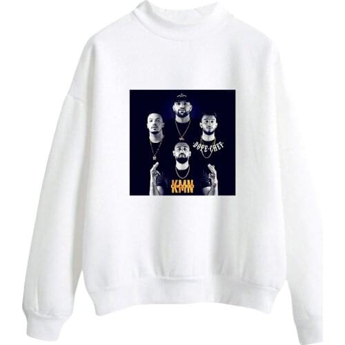 WAWNI KMN Gang Turtlenecks Casual Tops Thin Sweatshirt Hip Hop Sweatshirt Pullover Men Womens Sweatshirts 2021 Round Neck Hot