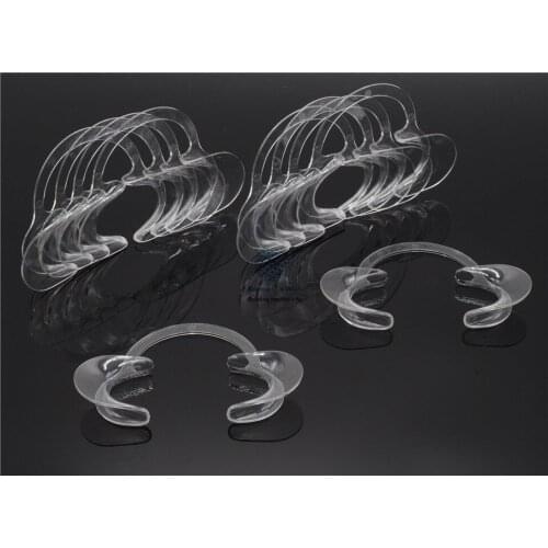 10Pcs Dental Lab C-Type Mouth Opener Cheek Retractor -- Adult Size