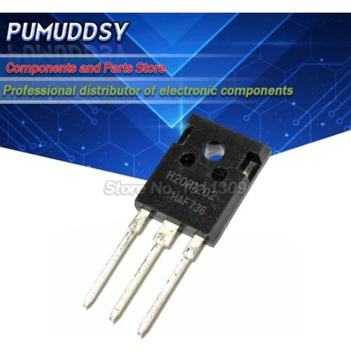 2PCS H20R120 H20R1202 H20R1203 H20T120 TO-247 20A 1200V Power IGBT Transistor