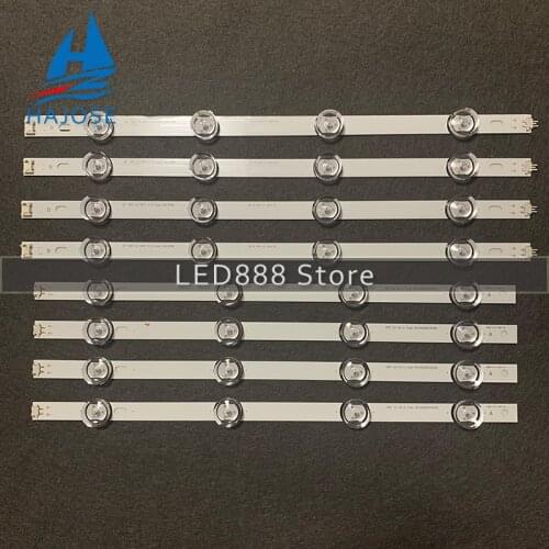 8 PCS/set LED backlight strip bar for LG LC420DUE 42LB3910 42LF620V INNOTEK DRT 3.0 42 inch A B 6916L-1709A 6916L-1710A