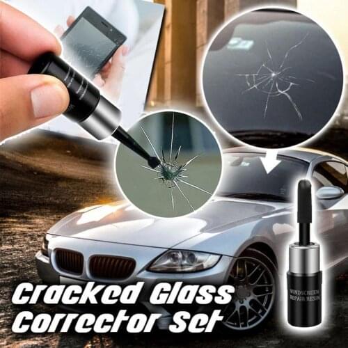 80% New Arrival 2021 Automotive Car Vehicle Windscreen Window Glass Crack Repair Fluided Agent Tool Kit