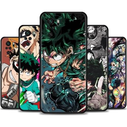 My Hero Academia for Xiaomi Redmi Note 10 Pro 5G 8 8T 9 9T 9S Soft Case for Redmi 7 7A 8A 9A 9C 9T TPU Phone Cover