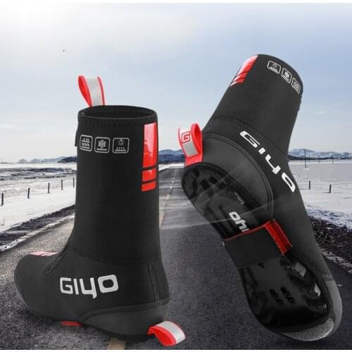 GIYO GUXT-02H Mountain Bike Thickening Waterproof Dustproof Shoe Cover Windproof Warm Shoe-cover for Road Bicycle