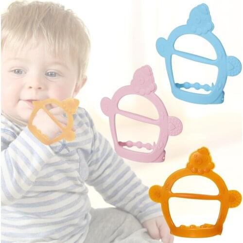 Teething Toy Bracelet Toys for Baby Teething Chewing Biting Silicone Chew Toys Wearable for Infants Toddlers Baby Teething Toy