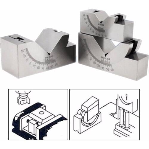 1PC Adjustable Angle Gauge V Block 0 to 90 Degree Adjustable Micro Gauges Measuring Tools For Grinder Milling Machine HY83