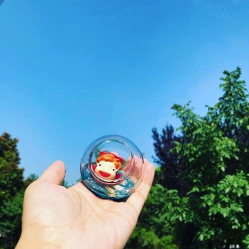 Cute Cartoon Ponyo On The Cliff By Sea Goldfish Princess Home Car Decoration Miyazaki Hayao Handmade Child Birthday Gifts