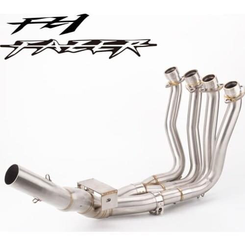 Motorcycle modified exhaust pipe muffler FZ1 front section FAZER exhaust pipe 2006-2015 FZ1N