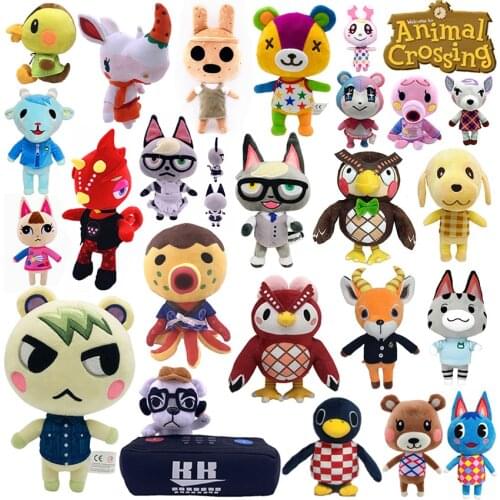 Raymond Anima Crossing Plush Toy Switches Ketchup Marshals give away Amiib Card Plushie Toy Slider Isabelle Stuffed Doll