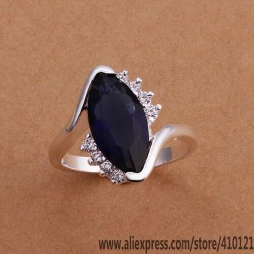 R191 Lucky Charm Silver Color Rings For Women Fashion Jewelry Wholesale Women Accessorie Fashion Ring /dwaamnha Eqwanida