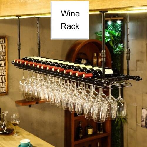 Wine Glass Rack Hanger 30/35/40cm Household Bar Iron Hanging Wine Glass Cup Holder Goblet Stemware Storage Organizer Shelf Rack