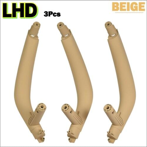 Car Inner Interior Door Pull Handle Trim Cover LHD RHD For BMW X5 X6 F15 F16 2014 2015 2016 2017 2018 ABS 3PCS/Set