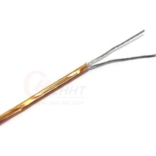 High quality JX-KPT-CH 2*24AWG PFA lnsulation Polyimide Sheath Thermocouple Compensation Wire