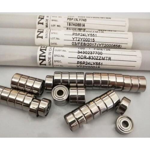 20pcs/100pcs original NMB stainless steel bearing DDR-830ZZ 3x8x4mm S693ZZ miniature ball bearings 3*8*4