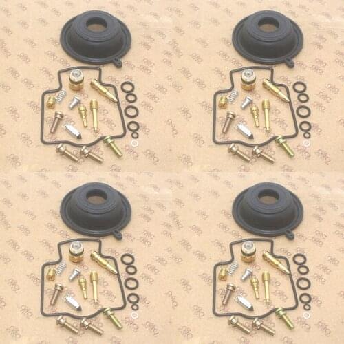 4set for ZXR 400 ZXR400 1991-1999 Motorcycle carburetor repair kit plunger diaphragm