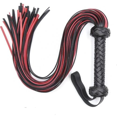 65cm Leather Hand Made Pimp Whip Racing Riding Crop Party Flogger Queen Whip for Sex Horse Bdsm Sex Toys Adults for sex