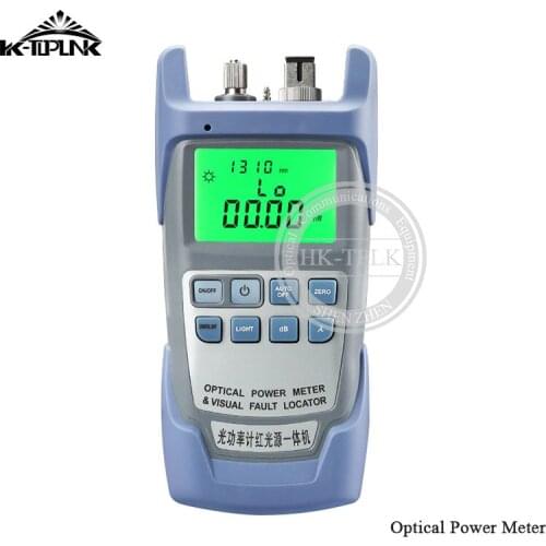 AUA-9A Optical Power Meter All-IN-ONE Machine With Visual Fault Locator Optical Fiber Tester 5KM 10KM 20KM 30KM VFL 1/10/20/30MW