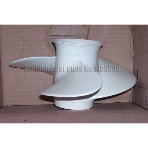 Free Shipping Aluminum Propeller For Yamaha Honda 2stroke 9.9hp 4 stroke 20hp Outboard Motor part propeller 9 1/4*9-J
