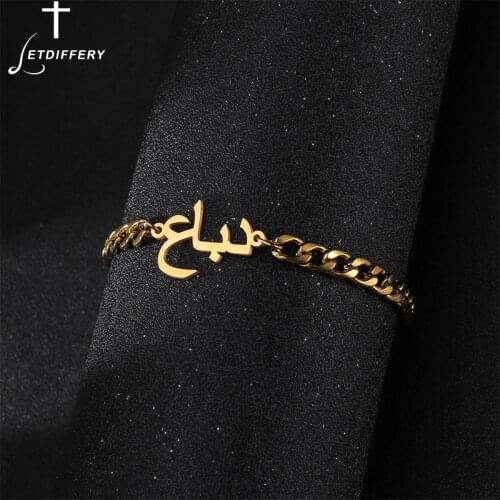 Letdiffery Custom Name Bangle for Women Stainless Steel Fashion Bracelet Adjustable Personalized Jewelry for Men Party Gifts