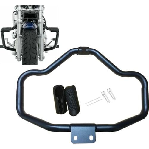 Black Motorcycle Highway Crash Bar Front Engine Guard For Sportster 1200 883 XL 48 72 Iron 883 XL883N SuperLow XL883L