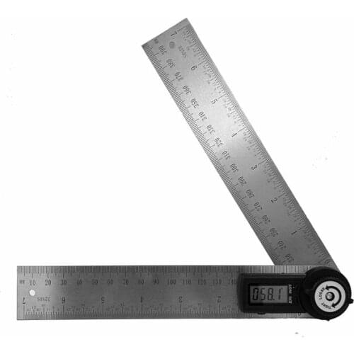 200mm Digital angle ruler protractor angle finder stainless steel Inclinometer Goniometer Electronic Angle measurement tool