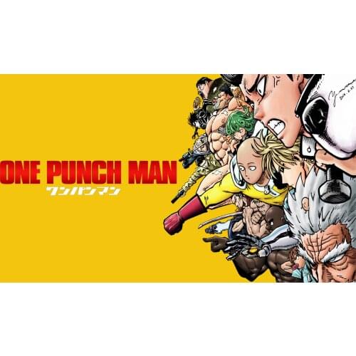 Colorful Japan Anime One Punch Man Poster Art Prints Original Canvas Artwork 50 x 70 cm,No Frame