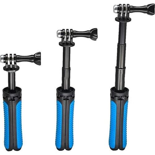 For GoPro Hero 8/7/5/4/3+/3 Xiaoyi 4K Sport Camera Mobile Phone Accessories Mini Selfie Stick Tripod Extension Pole