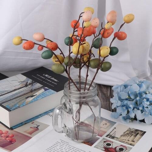 Easter Egg Tree Decor Creative Branch With Painting Eggs Easter Egg Decoration Easter Party Suplies
