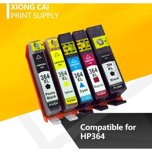 For HP364 Compatible Ink Cartridges 364 364 364XL for HP Photosmart 5520 6510 6520 7510 B109 B110 B209 C310 C410 FREE SHIPPING