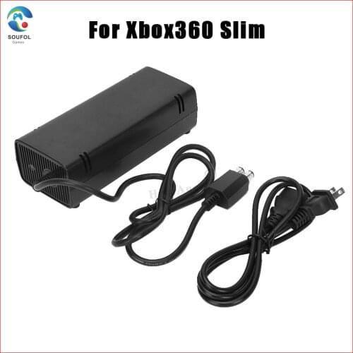 For Microsoft XBox 360 X-360 S Slim 135W Power Supply AC Adapter Charger 220V Charge Charging Cord Cable Line EU/US Dropshipping