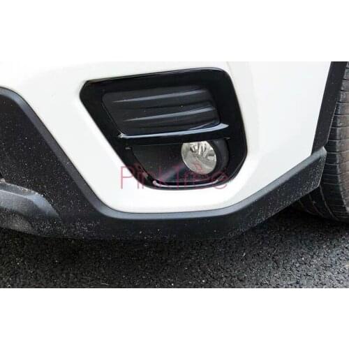 Chrome Front Fog Light Foglight Lamp Cover Trim Bumper Protector For Subaru Forester 2019 2020 Car Styling Accessories
