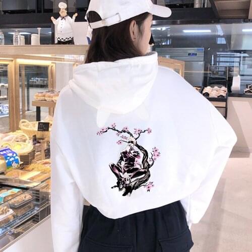 Jujutsu Kaisen Gojo Satoru Hoodies Cool Pullover Hooded Sweatshirt Womens Long Sleeve Clothing Women Loose Tops