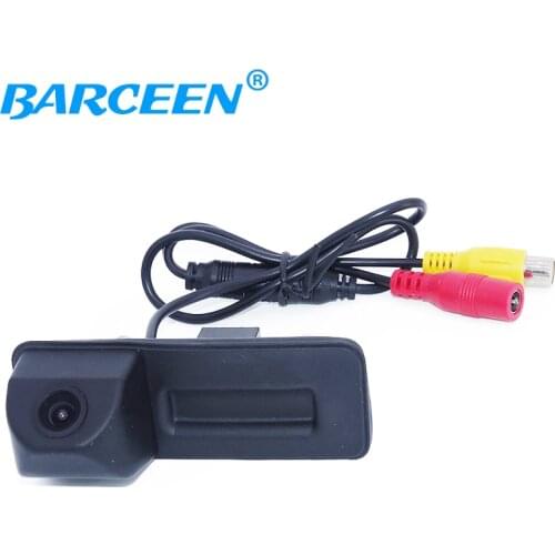 Rear view camera For skoda octavia fabia /For audi A1 Car parking camera Trunk handle camera Night vision waterproof color