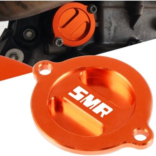 Aluminum alloy Engine Oil Filter Cover Cap For logo 990 SMR 990SMR 990-SMR 2009 2010 2011-2013 Motorcycle Accessories Orange